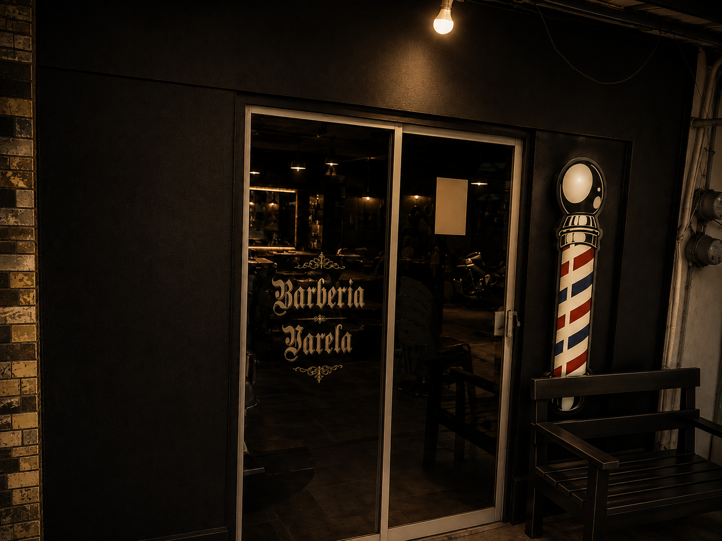 Fachada de Barbería Varela en Independencia 113